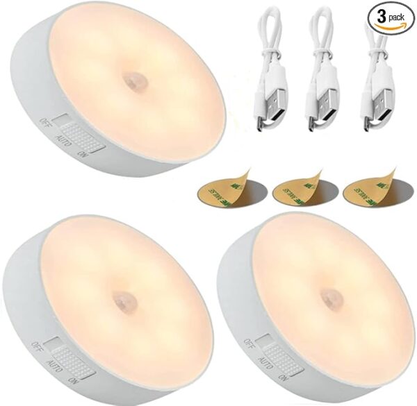 3 Pack of Led Motion Sensor Light