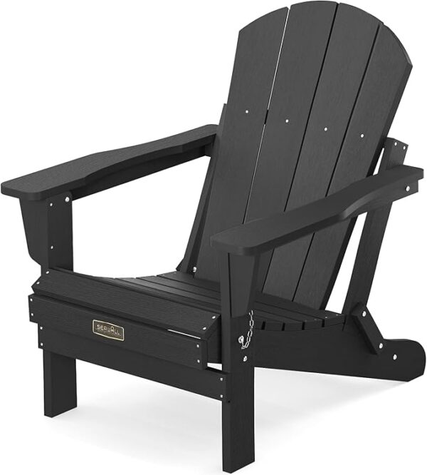 Black Folding Adirondack Chairs