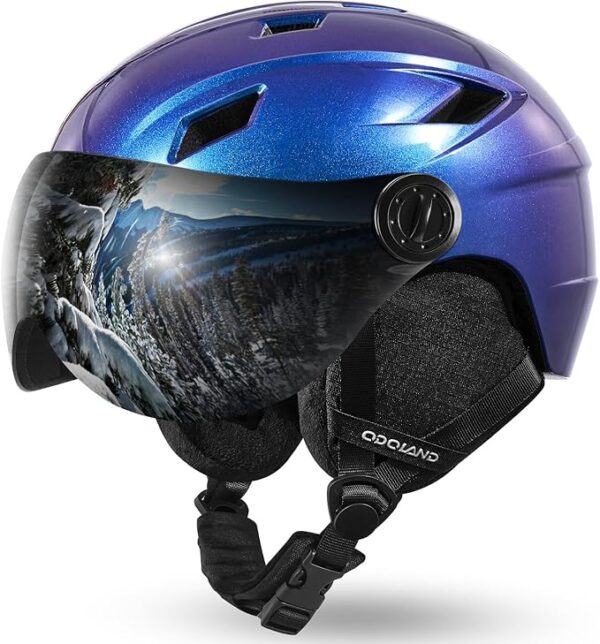 Ski Helmet with Ski Goggles