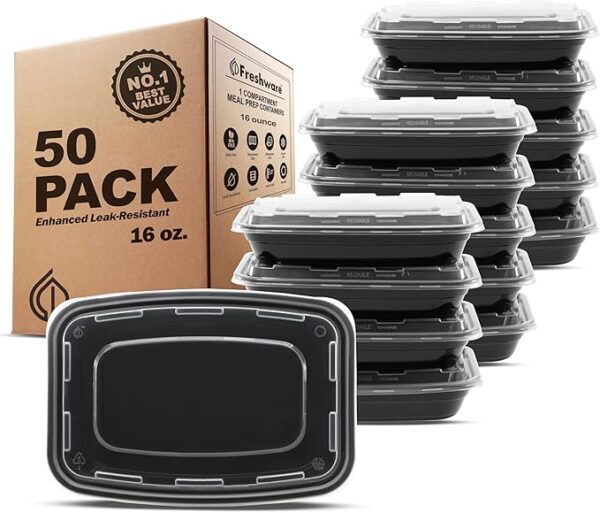 Meal Prep Containers [50 Pack]