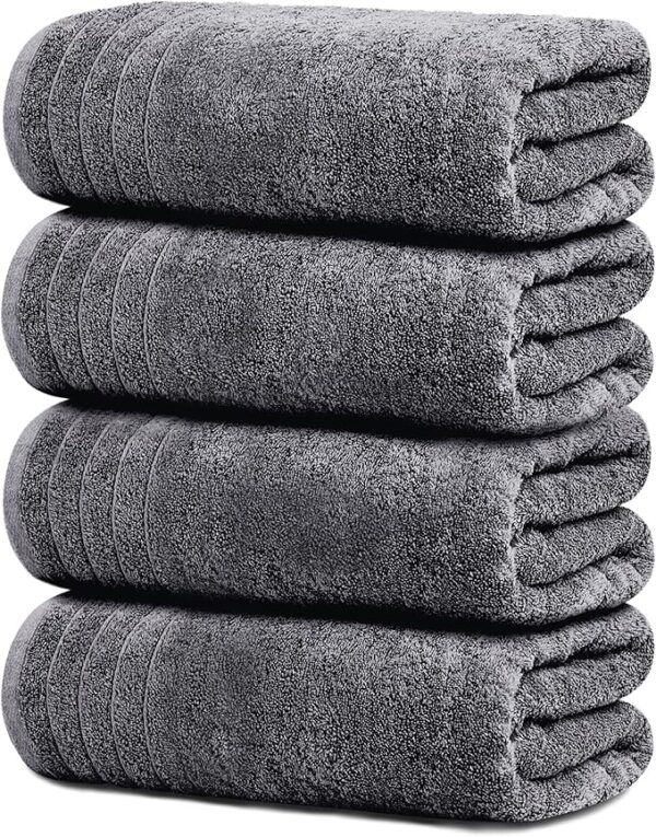 Pack of 4 Extra Large Bath Towels